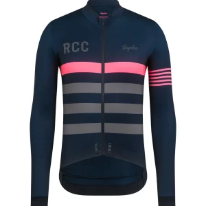 Rapha Jerseys|Men's RCC Pro Team Long Sleeve Jersey DarkNavy