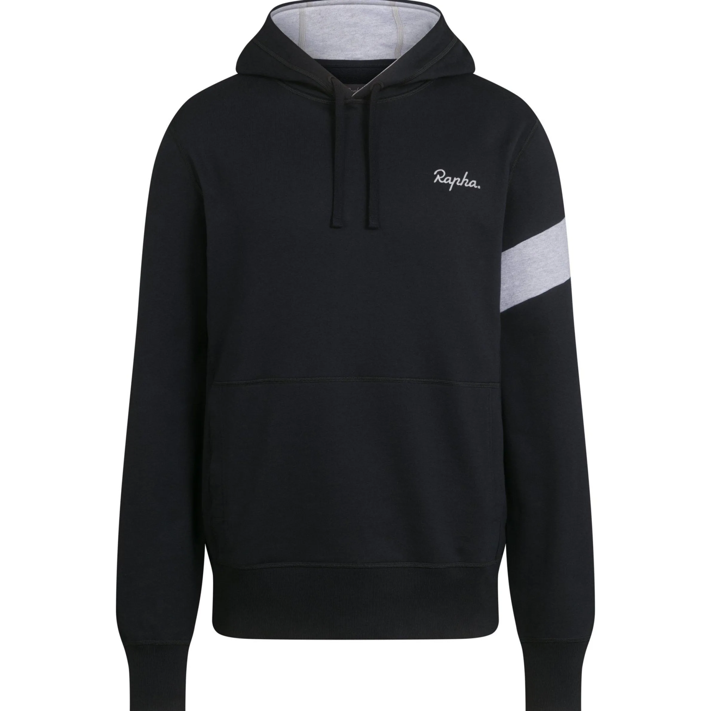 Rapha Archive|Men's Trail Hoodie Black/LightGreyMarl