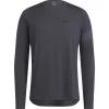 Rapha T-shirts & Tops|Men's Trail Merino Long Sleeve T-shirt DarkGrey/Black