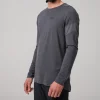 Rapha T-shirts & Tops|Men's Trail Merino Long Sleeve T-shirt DarkGrey/Black