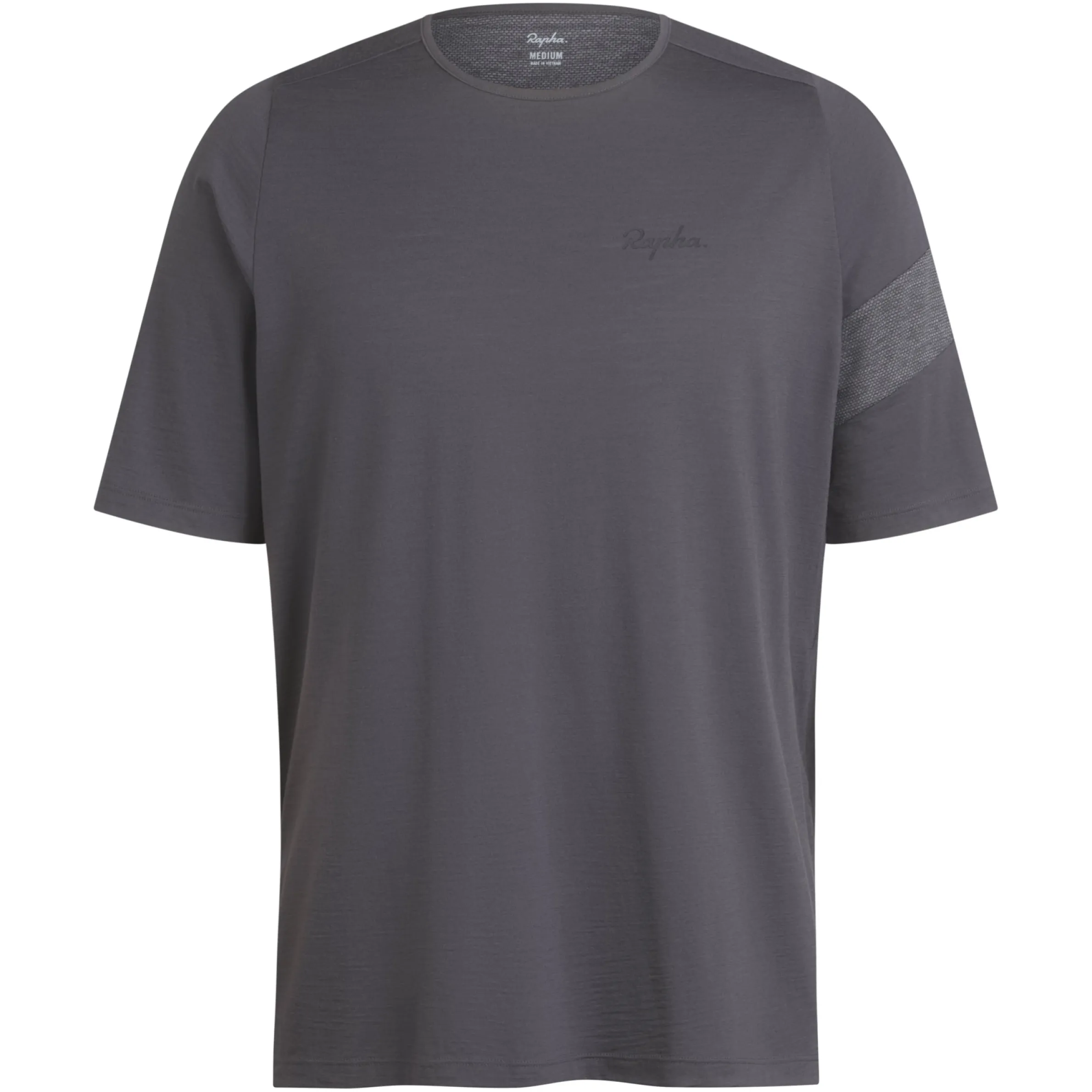 Rapha T-shirts & Tops|Men's Trail Merino Short Sleeve T-shirt DarkGrey/Black