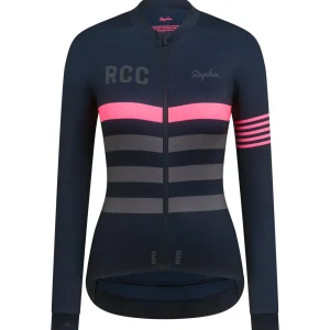 Rapha Jerseys|RCC Women's Pro Team Long Sleeve Jersey DarkNavy