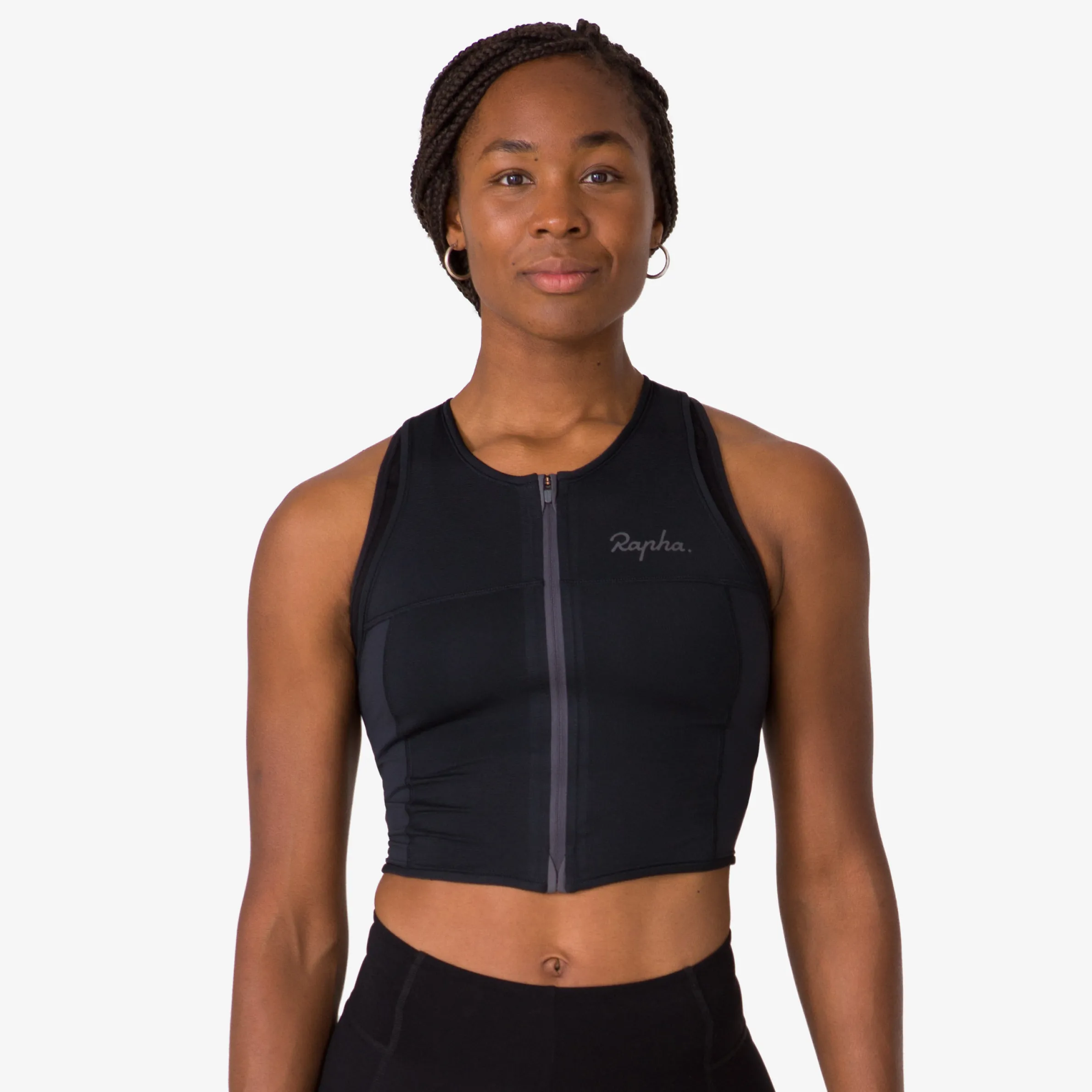 Rapha Hoodies, T-shirts & Tops|Jerseys|Women's Cropped Zip Tank