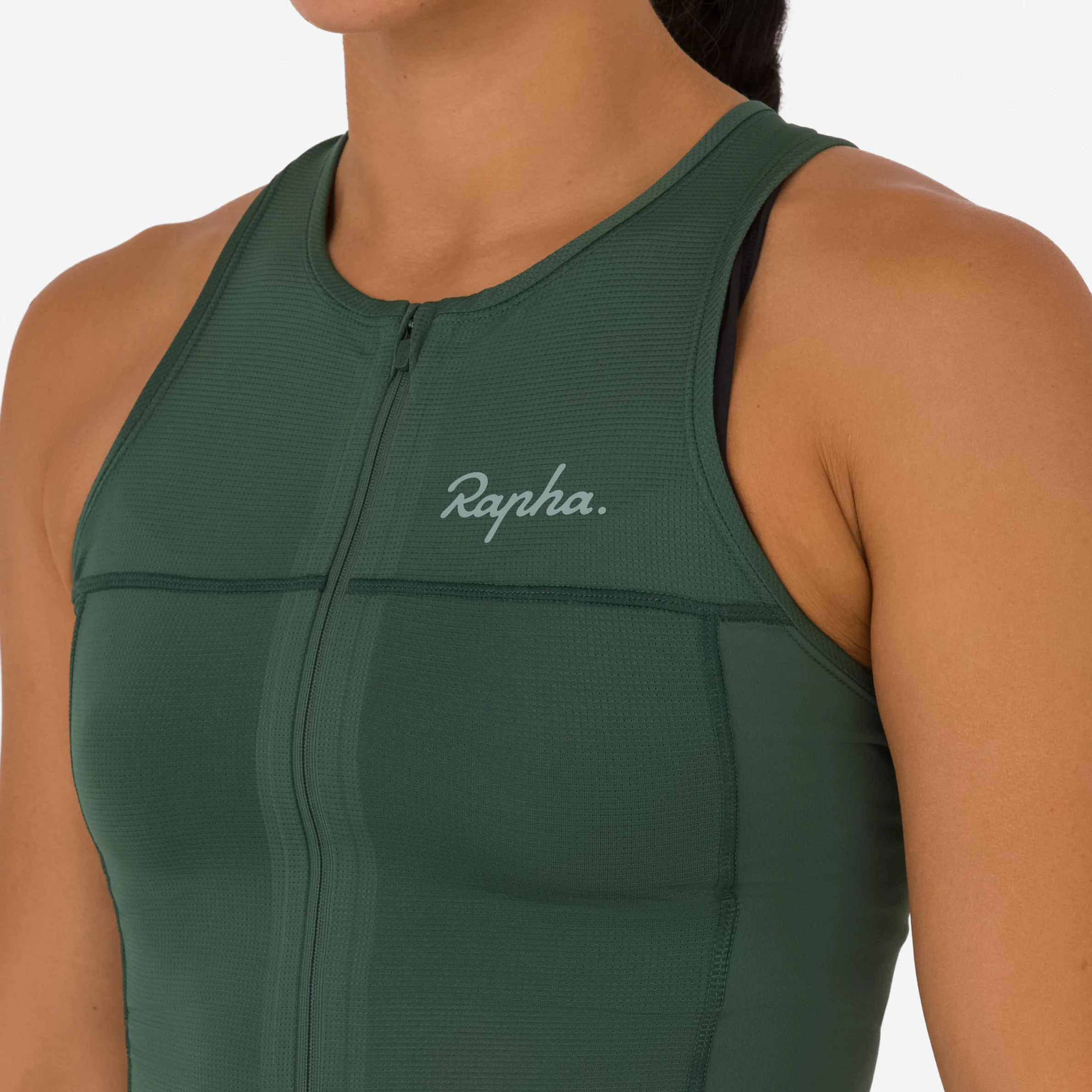 Rapha Hoodies, T-shirts & Tops|Jerseys|Women's Cropped Zip Tank