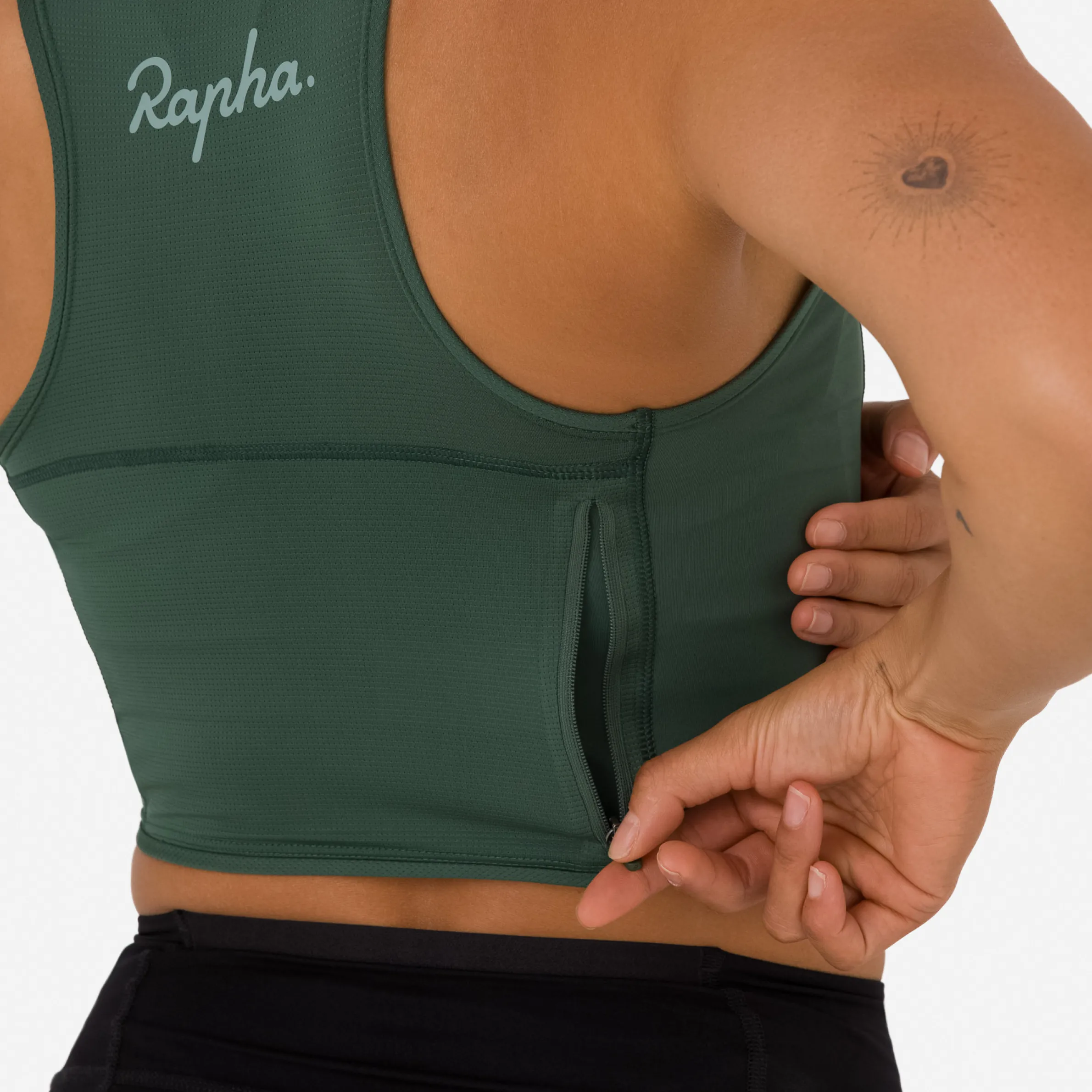 Rapha Hoodies, T-shirts & Tops|Jerseys|Women's Cropped Zip Tank