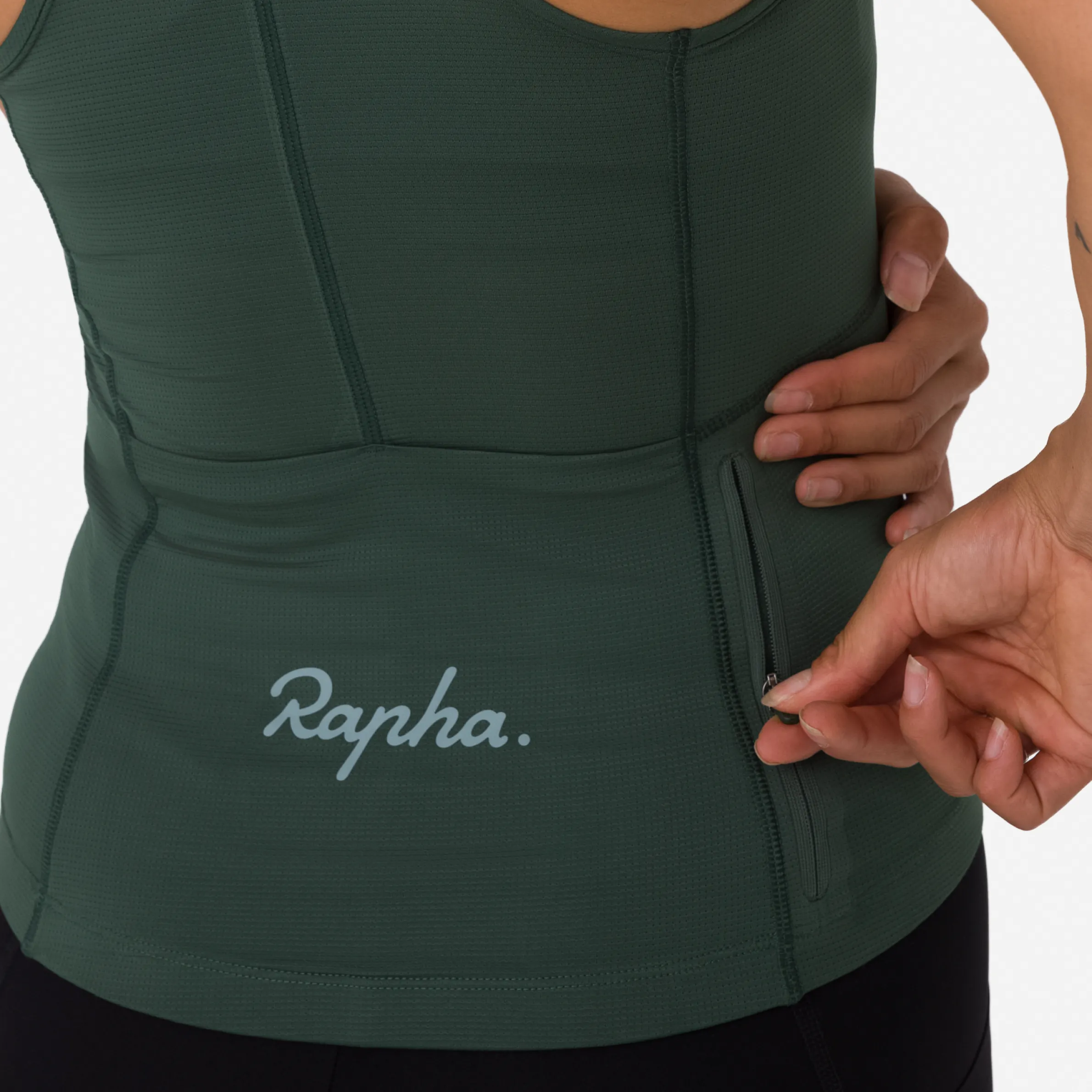 Rapha Hoodies, T-shirts & Tops|Jerseys|Women's Half Zip Tank