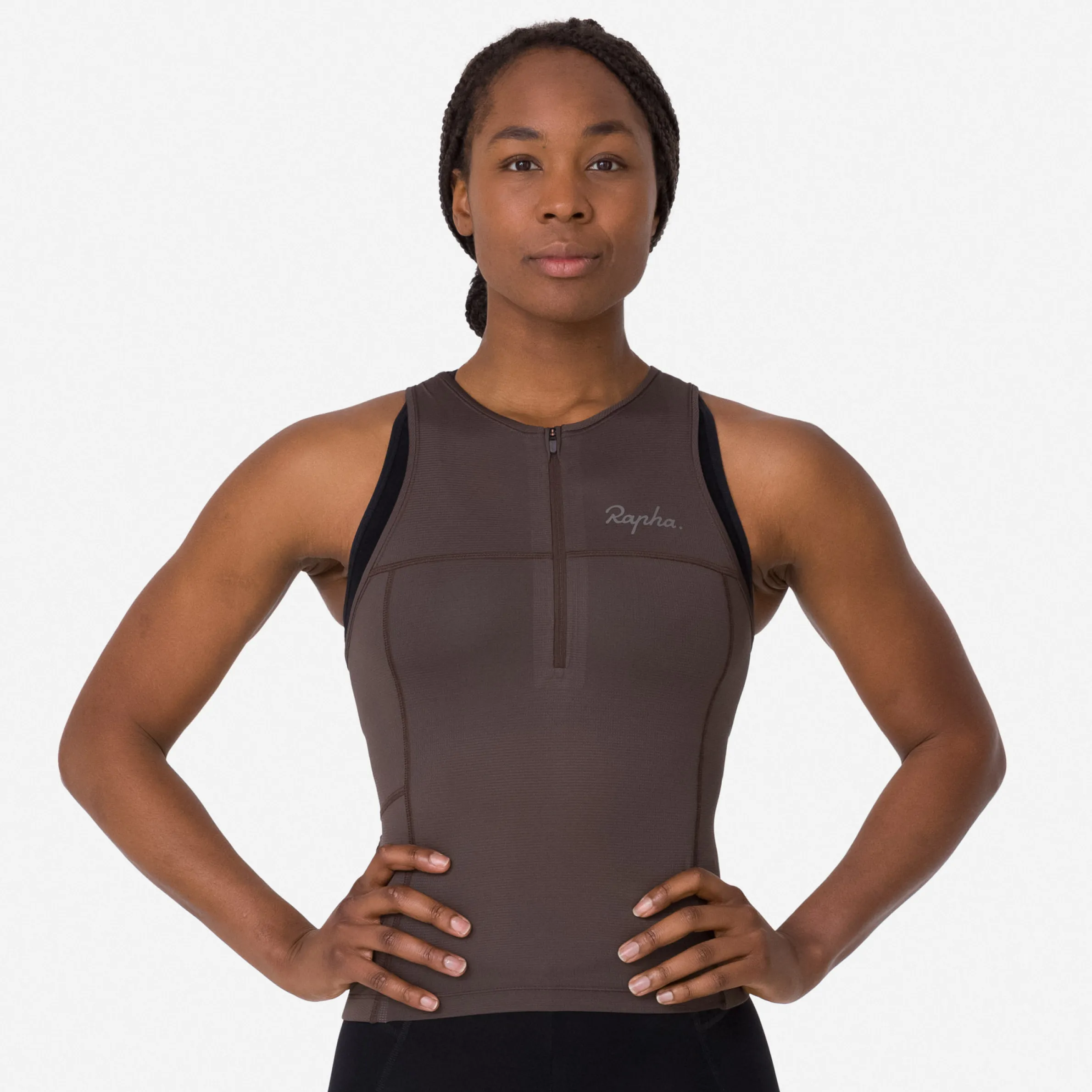 Rapha Hoodies, T-shirts & Tops|Jerseys|Women's Half Zip Tank