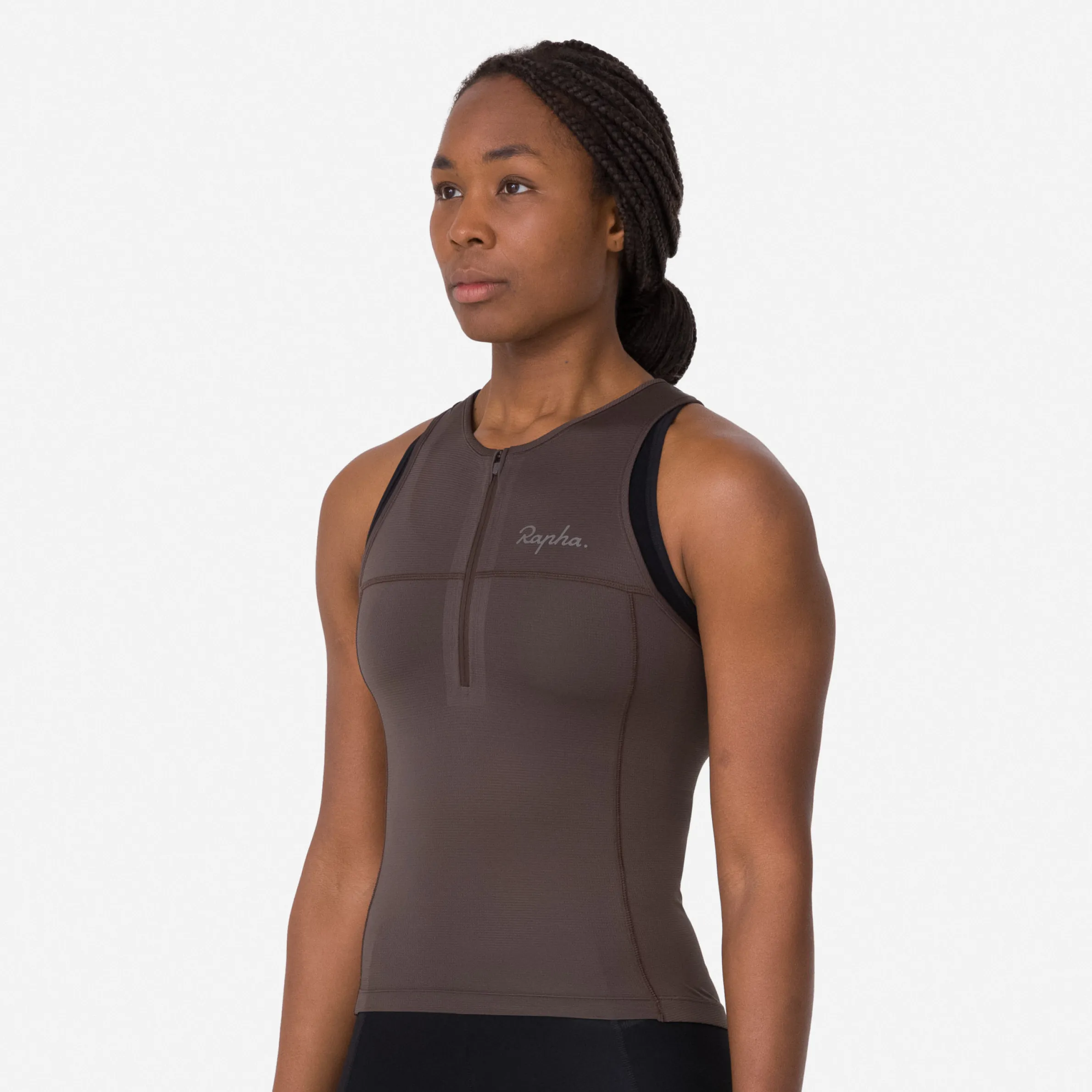 Rapha Hoodies, T-shirts & Tops|Jerseys|Women's Half Zip Tank
