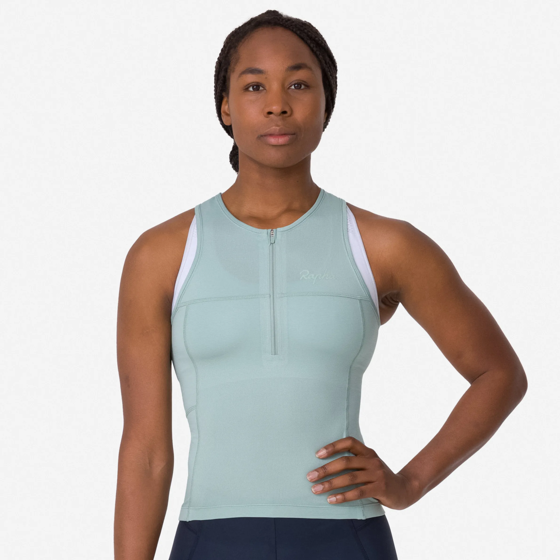 Rapha Hoodies, T-shirts & Tops|Jerseys|Women's Half Zip Tank