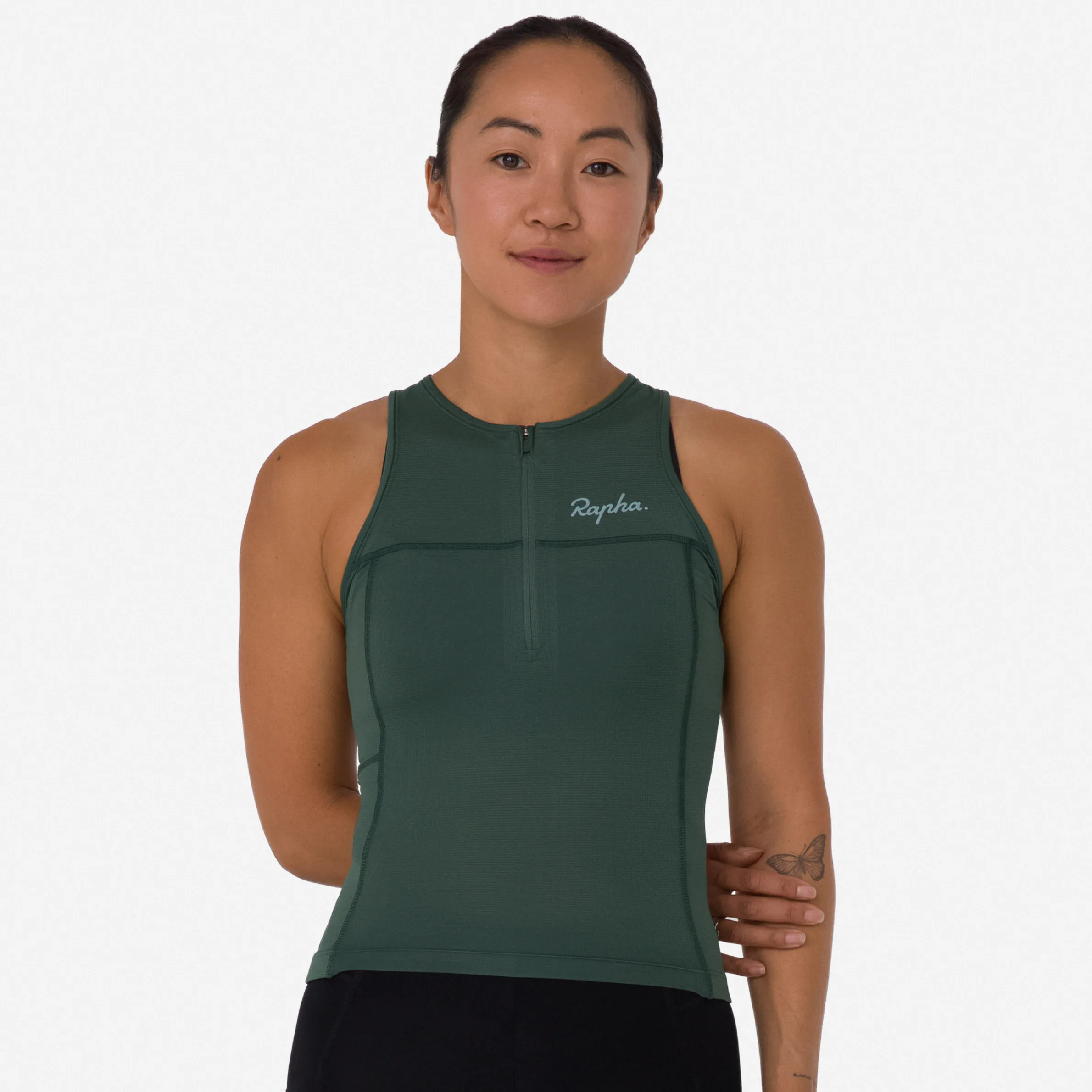 Rapha Hoodies, T-shirts & Tops|Jerseys|Women's Half Zip Tank