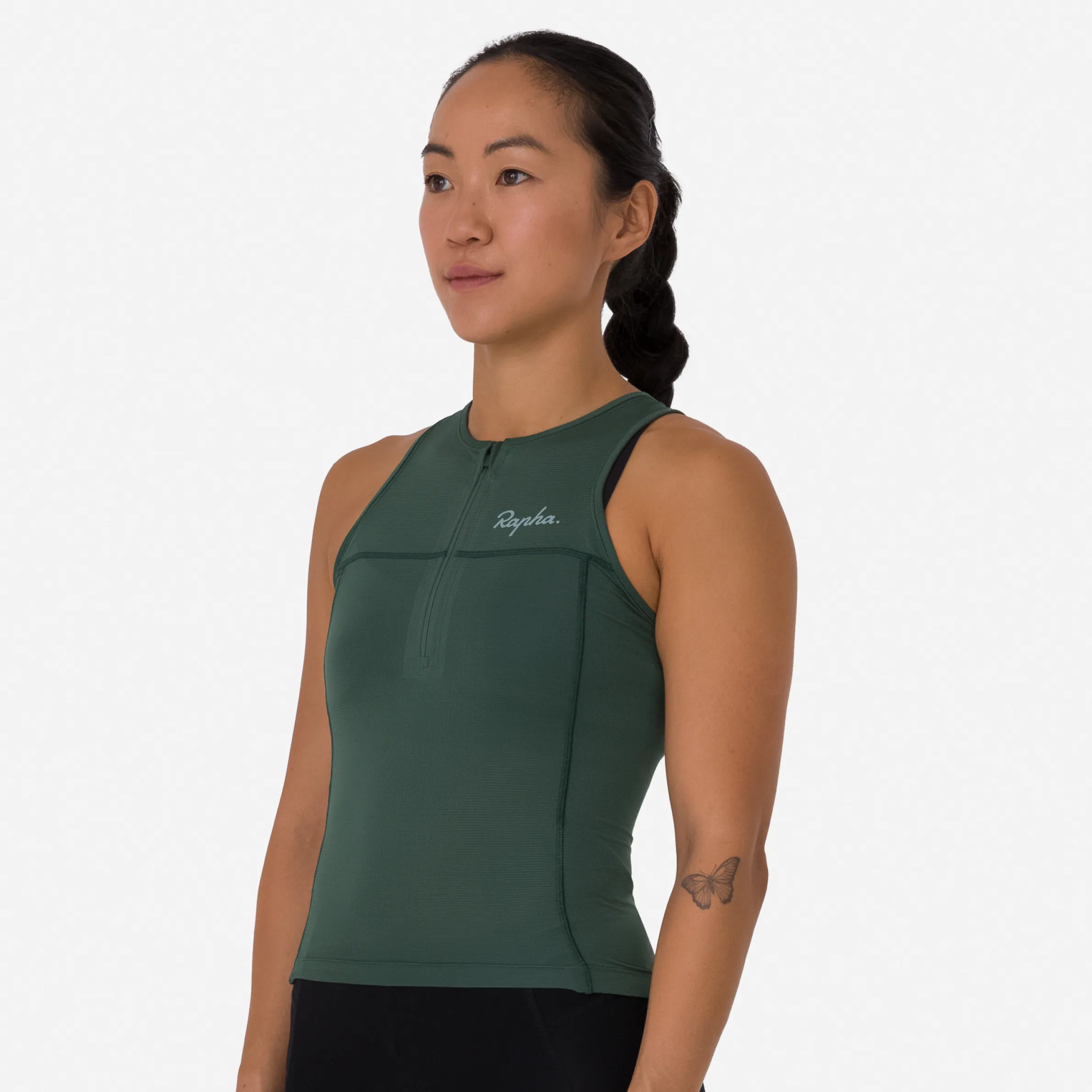 Rapha Hoodies, T-shirts & Tops|Jerseys|Women's Half Zip Tank