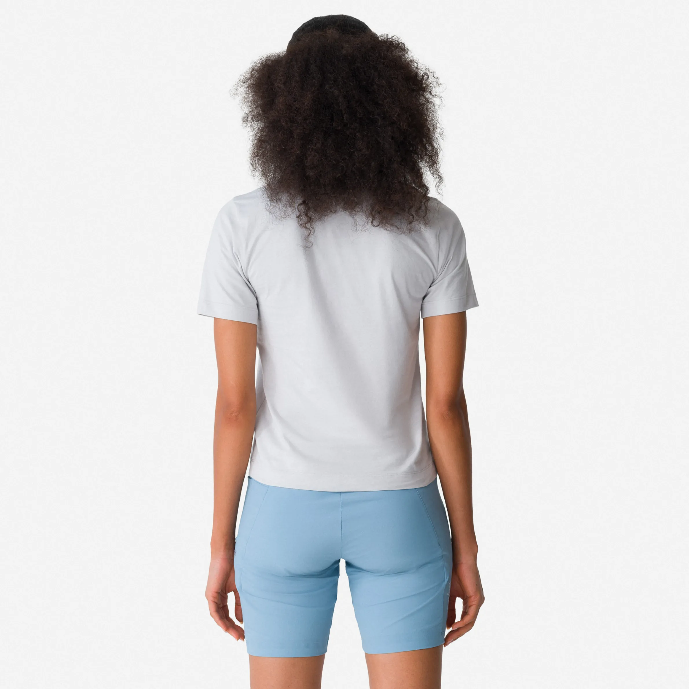 Rapha Archive|Women's Logo T-Shirt LightGrey/PaleGreen