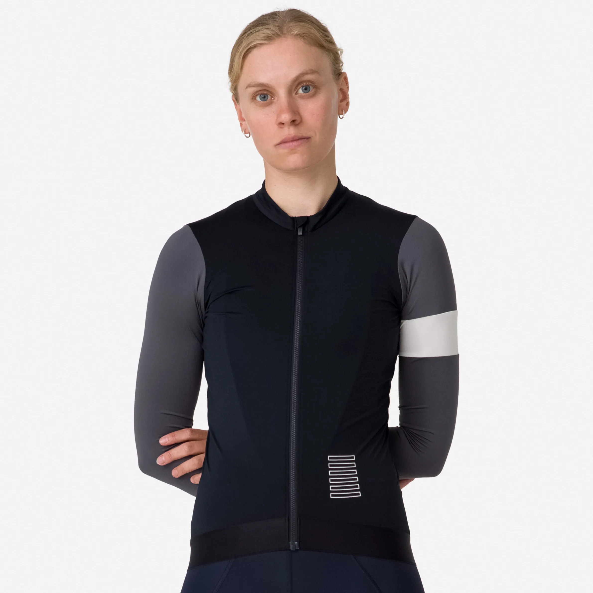 Rapha Archive|Women's Pro Team Long Sleeve Training Jersey Black/CarbonGrey