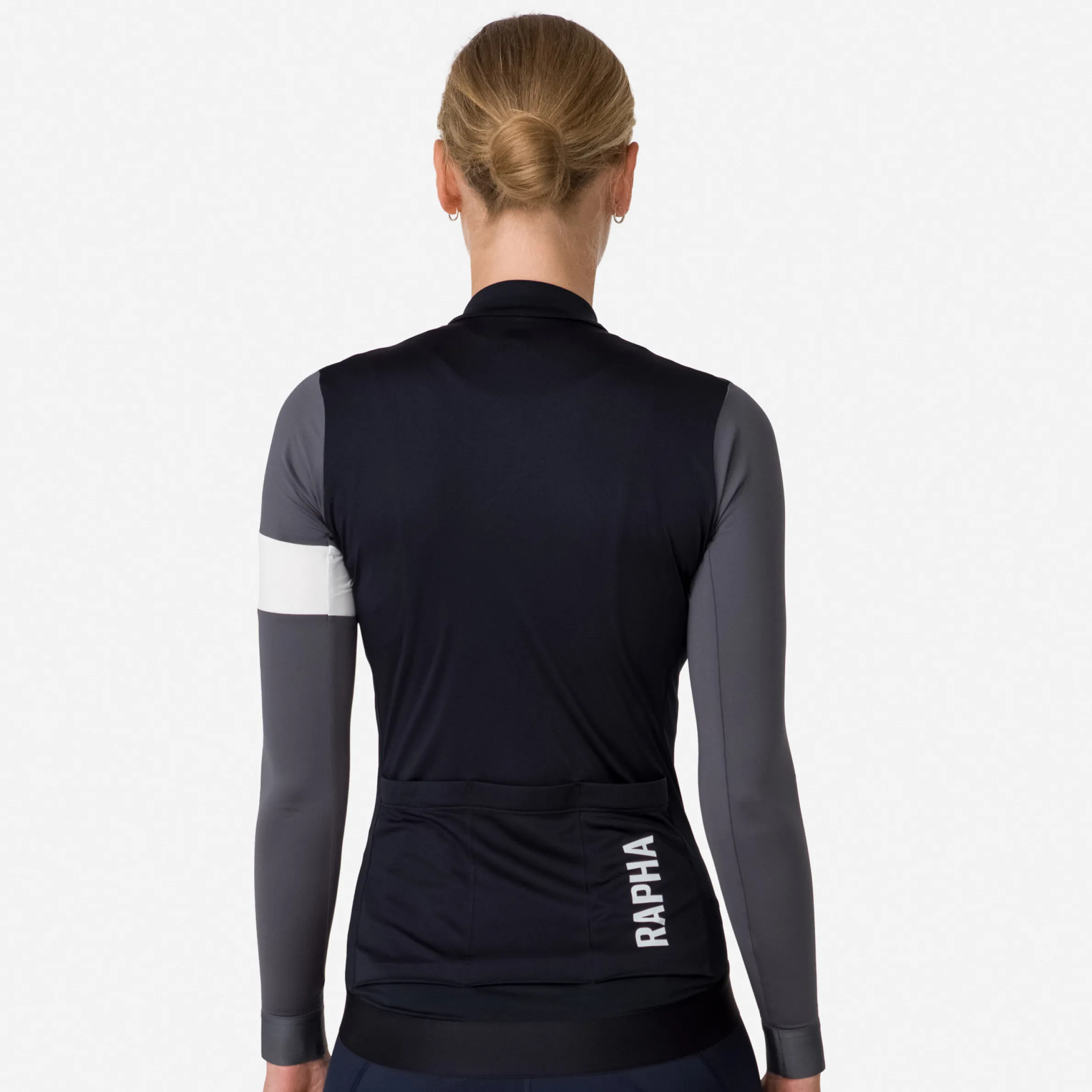 Rapha Archive|Women's Pro Team Long Sleeve Training Jersey Black/CarbonGrey