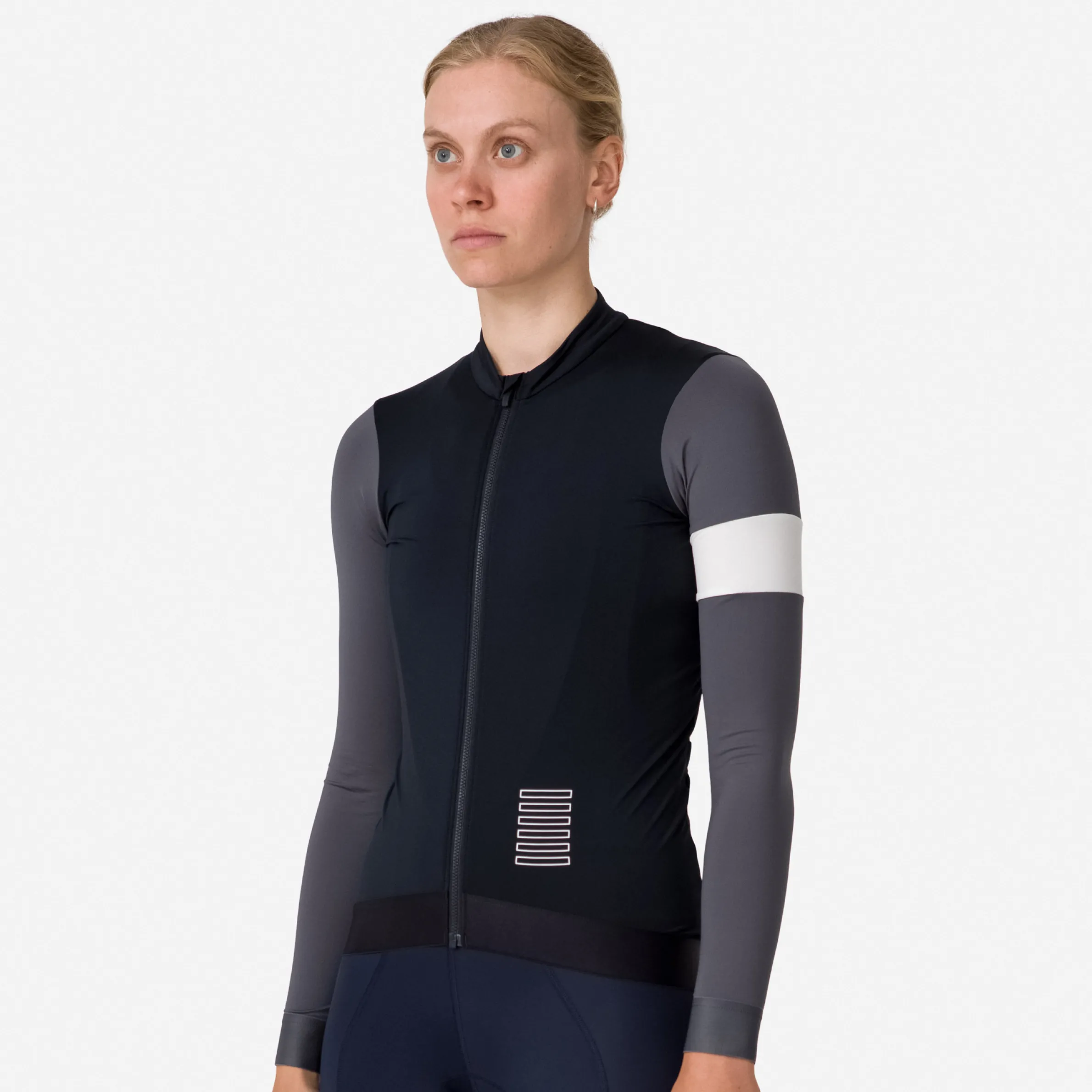 Rapha Archive|Women's Pro Team Long Sleeve Training Jersey Black/CarbonGrey
