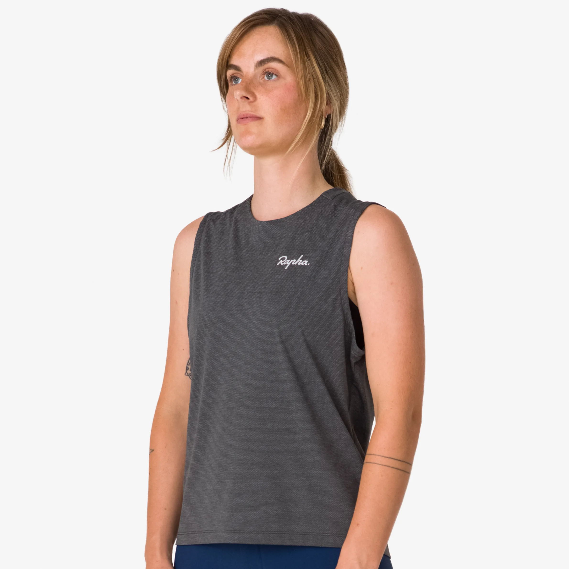 Rapha Hoodies, T-shirts & Tops|Women's Trail Tank Black/LightGrey